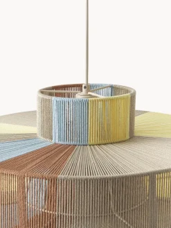 Lámparas De Techo|Lámparas De Techo></noscript>Westwing Collection Lámpara de techo grande de lino Lace Multicolor