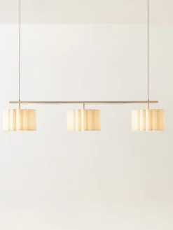 Lámparas De Techo|Lámparas De Techo>Westwing Collection Lámpara de techo grande de lino Lucina