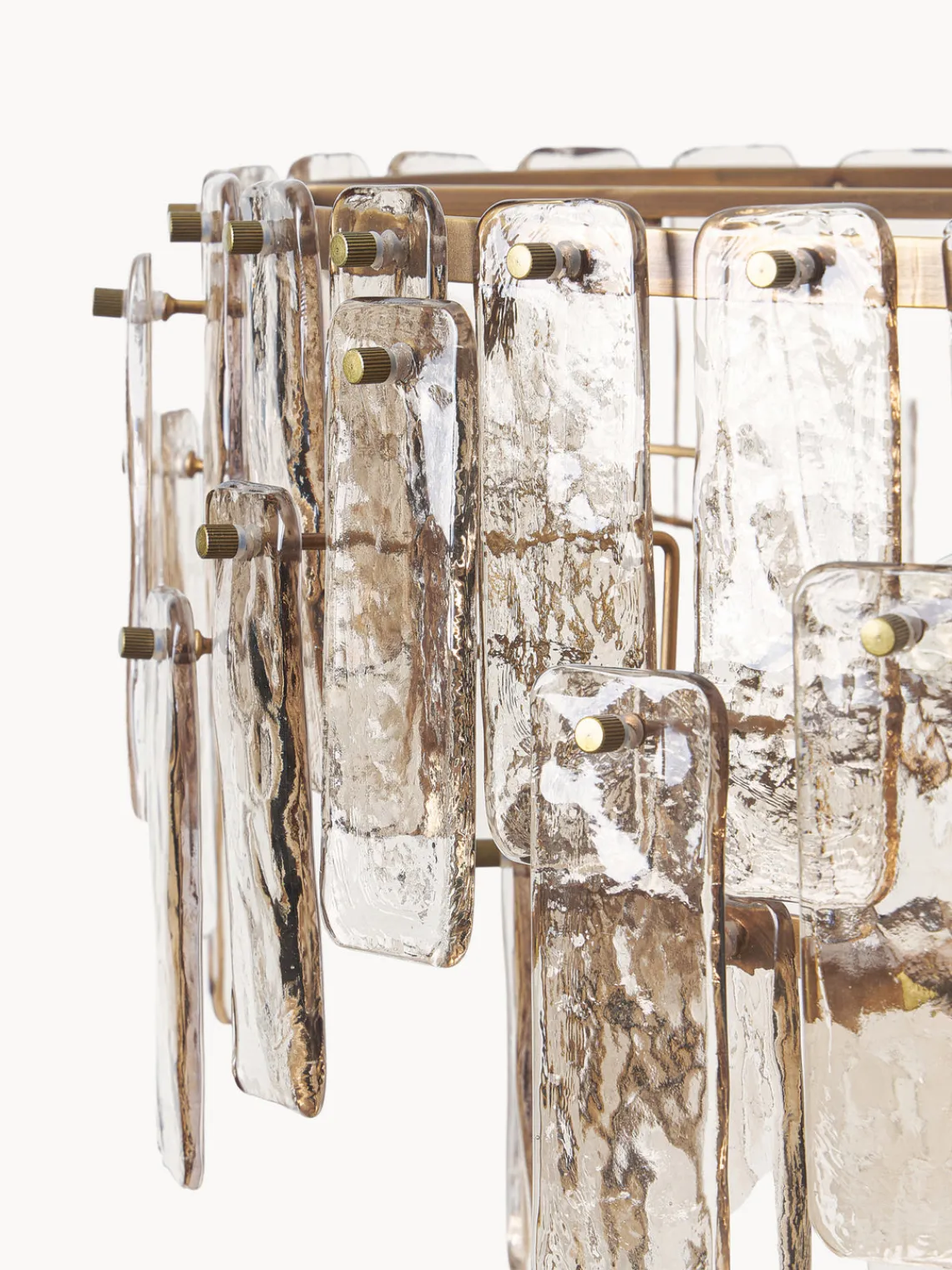 Lámparas De Techo|Lámparas De Techo>Westwing Collection Lámpara de techo grande de vidrio Cersei