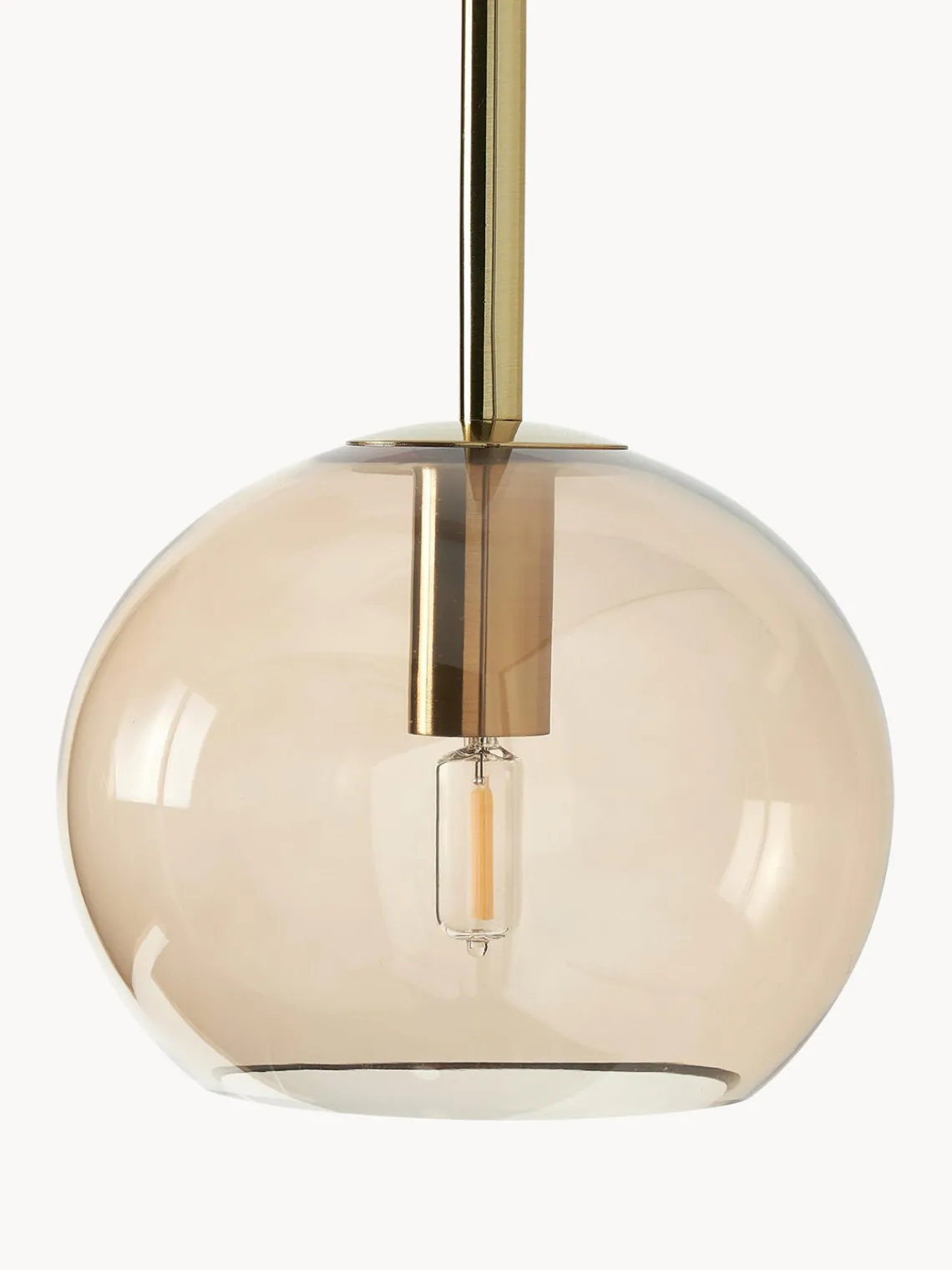 Lámparas De Techo|Lámparas De Techo>Westwing Collection Lámpara de techo grande esferas de vidrio Raquel Beige transparente