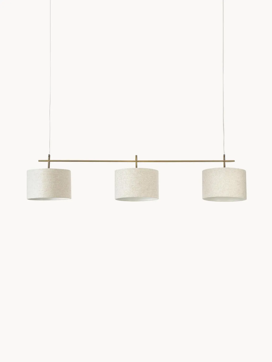 Lámparas De Techo|Lámparas De Techo>Westwing Collection Lámpara de techo grande Liara Beige claro, dorado