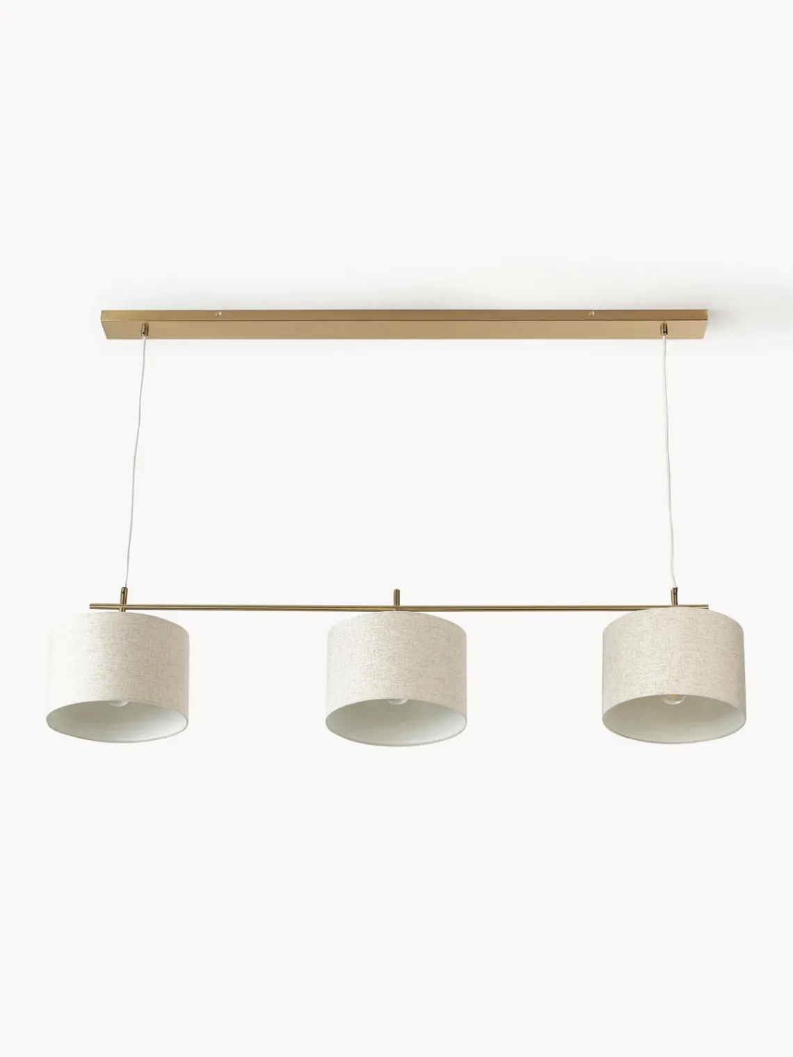 Lámparas De Techo|Lámparas De Techo>Westwing Collection Lámpara de techo grande Liara Beige claro, dorado