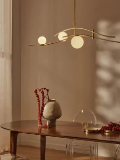 Lámparas De Techo|Lámparas De Techo>Westwing Collection Lámpara de techo grande Nebo Beige claro