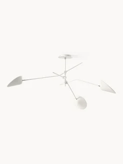 Plafones|Lámparas De Techo></noscript>Westwing Collection Lámpara de techo grande Neron Blanco crema, plateado