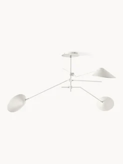Plafones|Lámparas De Techo></noscript>Westwing Collection Lámpara de techo grande Neron Blanco crema, plateado