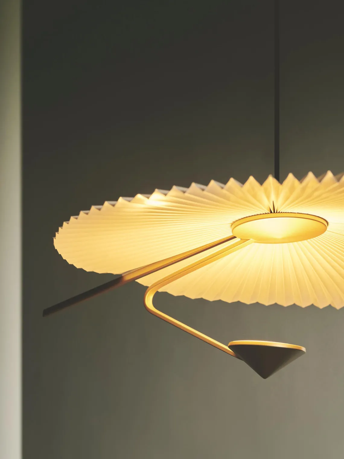 Lámparas De Techo|Lámparas De Techo>Gejst Lámpara de techo LED grande regulable Liris Blanco, dorado