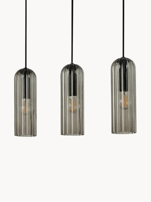 Lámparas De Techo|Lámparas De Techo> Lámpara de techo Miella Gris antracita, transparente, negro