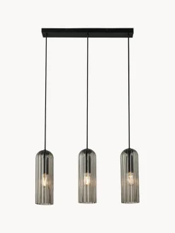 Lámparas De Techo|Lámparas De Techo></noscript> Lámpara de techo Miella Gris antracita, transparente, negro