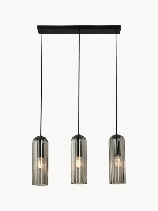 Lámparas De Techo|Lámparas De Techo> Lámpara de techo Miella Gris antracita, transparente, negro