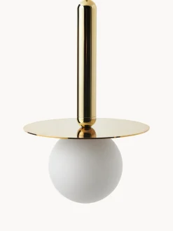 Lámparas De Techo|Lámparas De Techo></noscript>Houseof Lámpara de techo pequeña Plate Blanco, dorado