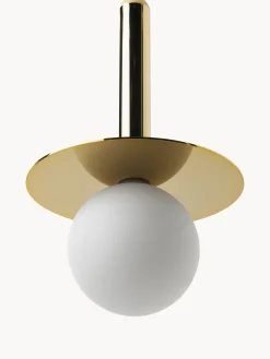 Lámparas De Techo|Lámparas De Techo></noscript>Houseof Lámpara de techo pequeña Plate Blanco, dorado