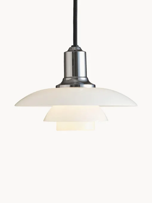 Lámparas De Techo>Louis Poulsen Lámpara de techo pequeña soplada artesanalmente PH 2/1 Plateado, blanco