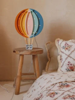 Decoración Infantil|Lámparas Infantiles></noscript>Little Lights Lámpara infantil LED artesanal regulable con función de temporizador Hot Air Baloon Multicolor