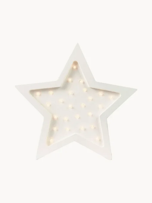 Decoración Infantil|Lámparas Infantiles>Little Lights Lámpara infantil LED artesanal regulable Star, con función de temporizador