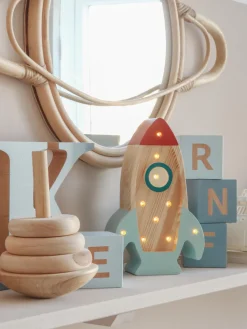 Discount Lámpara infantil LED artesanal regulable Rocket Mini, con función de temporizador y control a mando Niños Lámparas Infantiles|Lámparas Infantiles