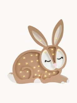 Decoración Infantil|Lámparas Infantiles>Little Lights Lámpara infantil LED artesanal regulable Bunny, con función de temporizador y control a mando