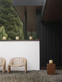 Lámparas De Mesa De Exterior|Lámparas De Mesa De Exterior></noscript>Louis Poulsen Lámpara LED para exterior regulable VL 45, portátil Amarillo claro, taupe