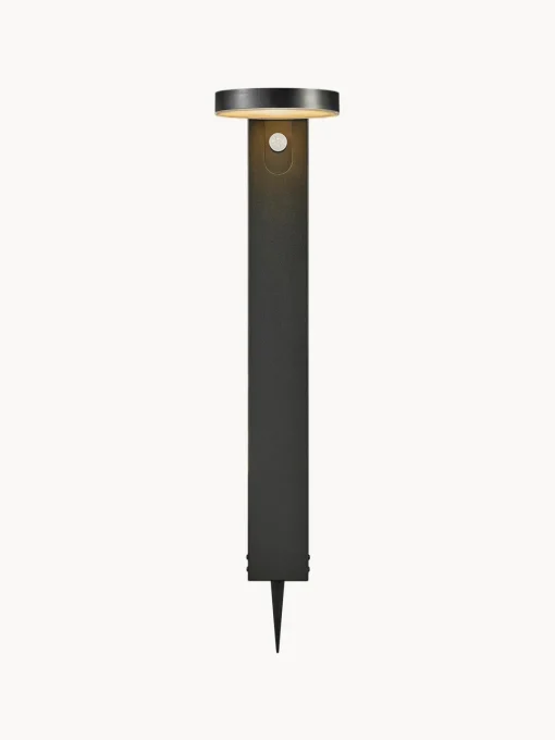New Lámpara solar de suelo Rica, con sensor de movimiento Lámparas De Techo|Iluminación Exterior
