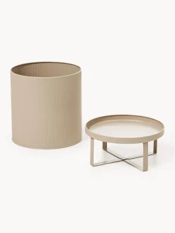 Sale Maceta con superficie estriada Bau, 38 cm Maceteros|Jarrones