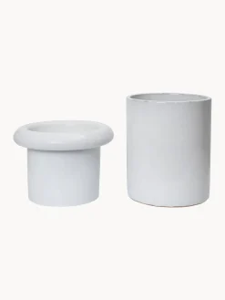 Maceteros|Jarrones></noscript>Ferm Living Maceta Rollo, 36 cm Blanco brillante