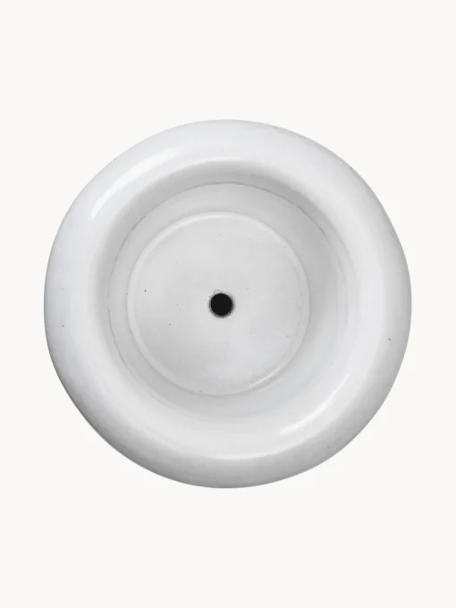 Maceteros|Jarrones>Ferm Living Maceta Rollo, 36 cm Blanco brillante