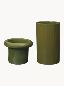 Maceteros|Jarrones></noscript>Ferm Living Maceta Rollo, 46 cm Verde brillante