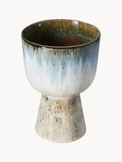 Online Macetero artesanal con esmalte reactivo Retro Maceteros|Jarrones