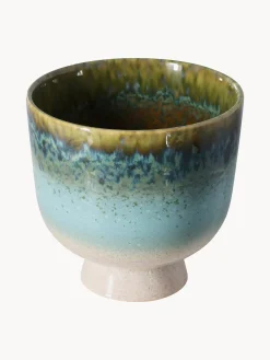 Sale Macetero artesanal con esmalte reactivo Retro Maceteros|Jarrones