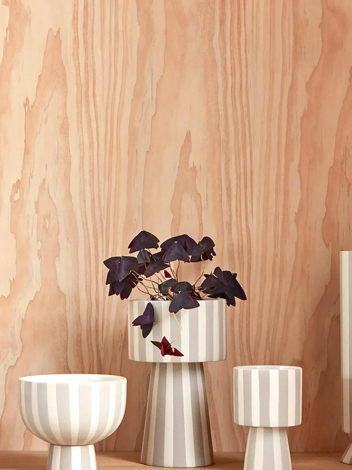 Maceteros|Jarrones>Oyoy Living Design Macetero artesanal Toppu, 24 cm Tonos beige