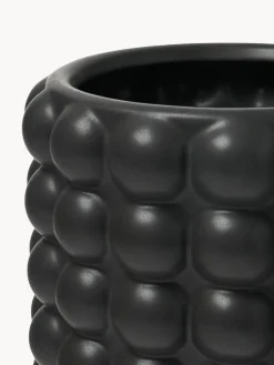 Maceteros|Jarrones></noscript>Westwing Collection Macetero de gres Bob, 18 cm Negro