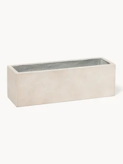 Maceteros|Maceteros De Exterior>Westwing Collection Macetero de hormigón Tuscany, 19 cm Beige claro