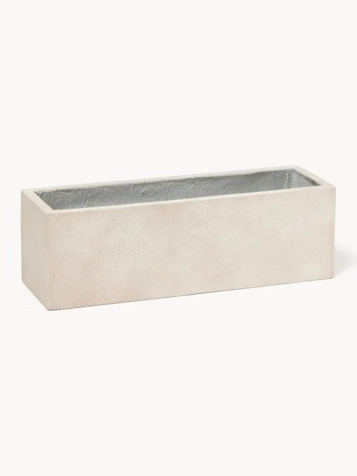 Maceteros|Maceteros De Exterior>Westwing Collection Macetero de hormigón Tuscany, 19 cm Beige claro