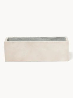 Maceteros|Maceteros De Exterior>Westwing Collection Macetero de hormigón Tuscany, 19 cm Beige claro