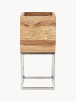 Best Macetero de madera de teca Mini Garden Maceteros|Maceteros De Exterior