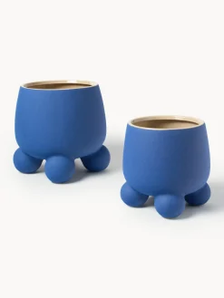 Maceteros|Jarrones></noscript>Westwing Collection Macetero Olea, 26 cm Azul real