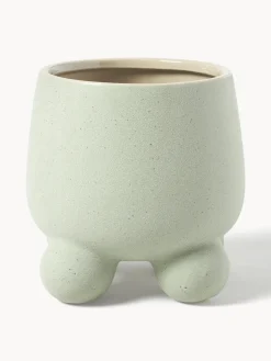 Maceteros|Jarrones></noscript>Westwing Collection Macetero Olea, Al 26 cm Verde salvia mate