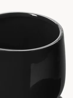 Maceteros|Maceteros De Exterior></noscript>Westwing Collection Macetero Olea, Al 26 cm Negro brillante