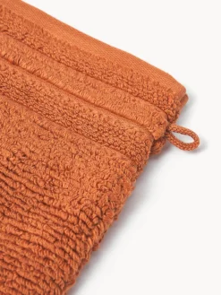 Manoplas de baño con borde a rayas Luxe, 2 uds. Toallas|Mantas