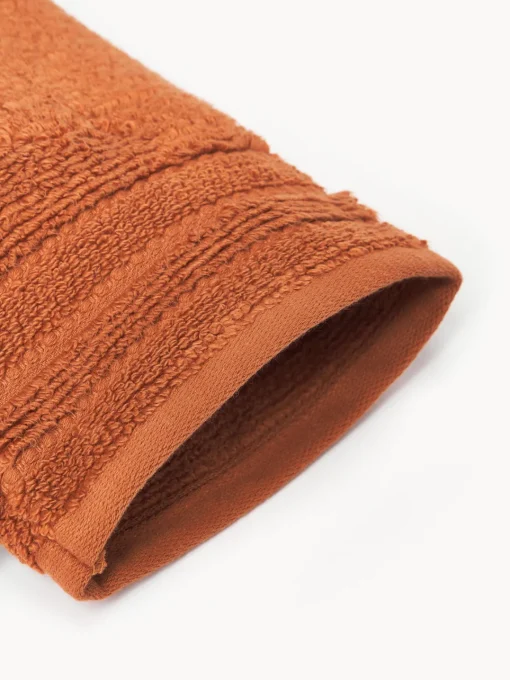 Manoplas de baño con borde a rayas Luxe, 2 uds. Toallas|Mantas