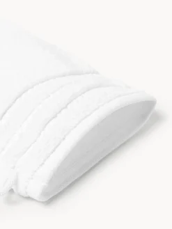Online Manoplas de baño con borde a rayas Luxe, 2 uds. Toallas|Mantas