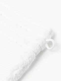 Online Manoplas de baño con borde a rayas Luxe, 2 uds. Toallas|Mantas