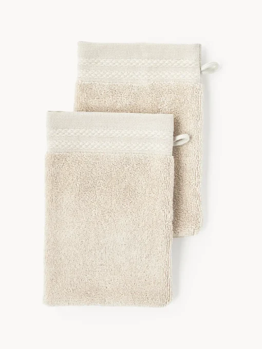 Sale Manoplas de baño de algodón ecológico Premium, 2 uds. Toallas|Mantas