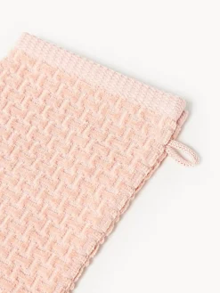 Toallas|Mantas></noscript>Westwing Collection Manoplas de baño Niam, 2 uds. Melocotón