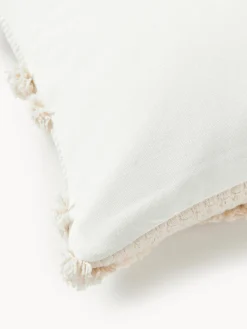 Outlet Manta de lana de punto grueso artesanal con flecos Belen Mantas|Cojines Decorativos