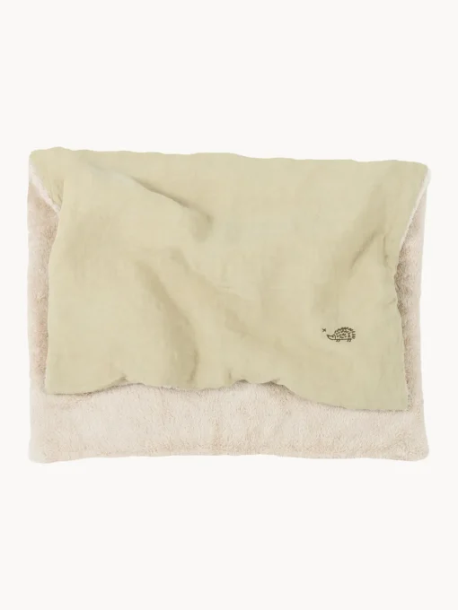 Mantas Y Alfombras De Juego|Decoración Infantil>Nobodinoz Manta infantil bordada L1N0 Beige, verde oliva