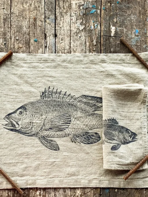 Manteles Individuales|Manteles Individuales>Frohstoff Mantel individual de lino artesanal Barsch