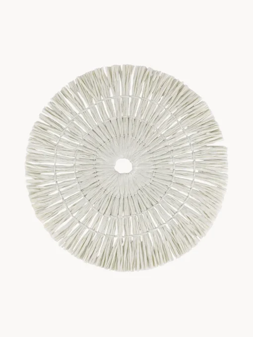 Manteles Individuales|Vajillas Completas>Villa D'Este Home Tivoli Manteles individuales artesanales Cedro, 6 uds. Blanco Off White