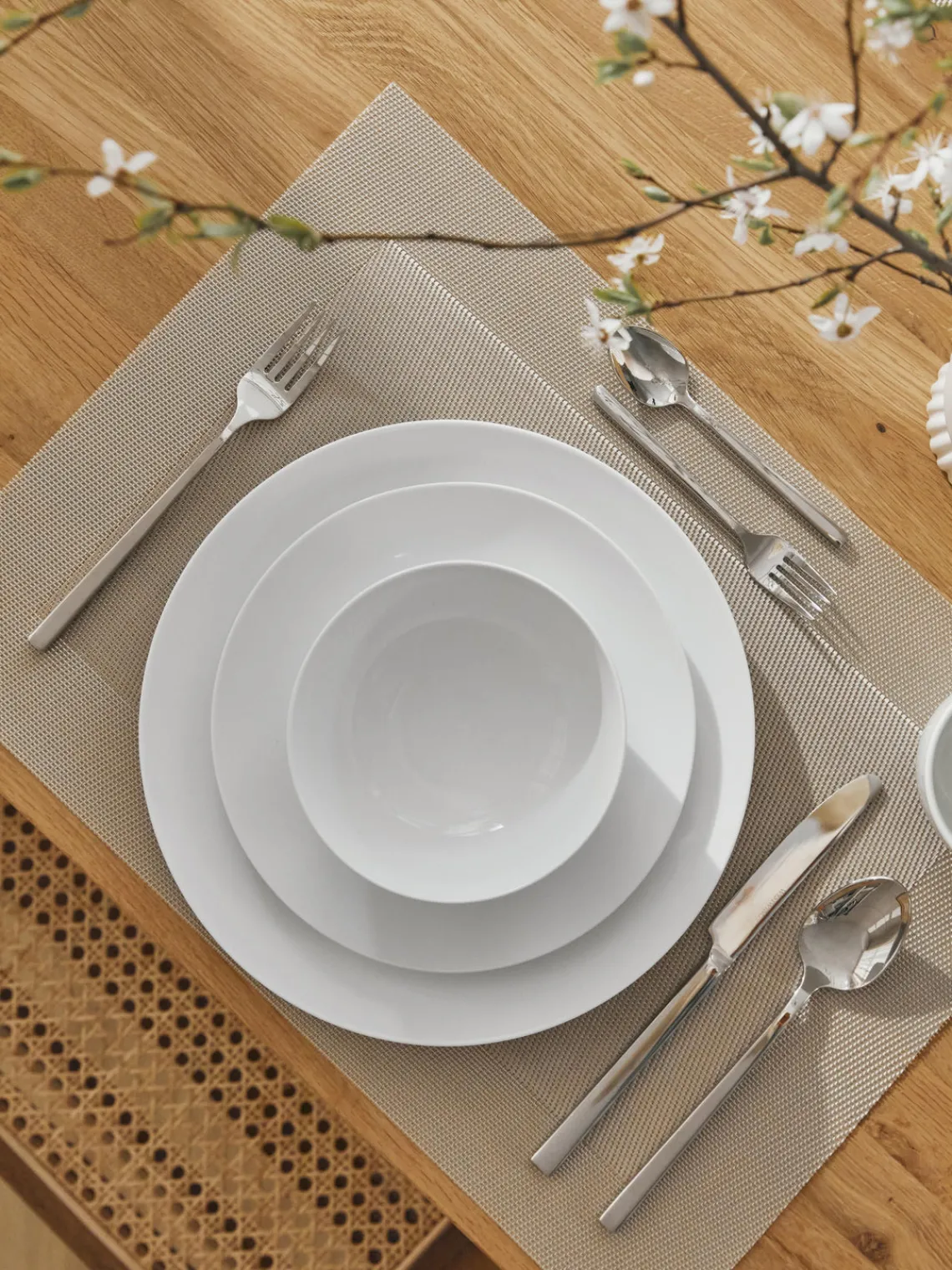 Manteles Individuales|Vajillas Completas>ASA Selection Manteles individuales de plástico Trefl, 2 uds. Beige claro