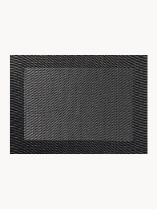 Manteles Individuales|Vajillas Completas>ASA Selection Manteles individuales de plástico Trefl, 2 uds. Gris antracita