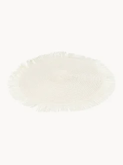 Manteles Individuales|Manteles Individuales></noscript>Villa D'Este Home Tivoli Manteles individuales Shades Of Chocolate, 4 uds. Blanco, tonos beige, marrón